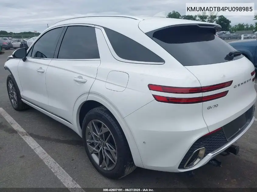 2023 Genesis Gv70 2.5T Awd VIN: KMUMADTB4PU098985 Lot: 42607191