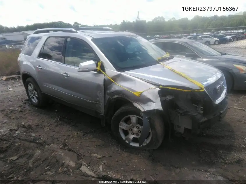 2007 GMC Acadia Slt-1 VIN: 1GKER23797J156367 Lot: 42251793