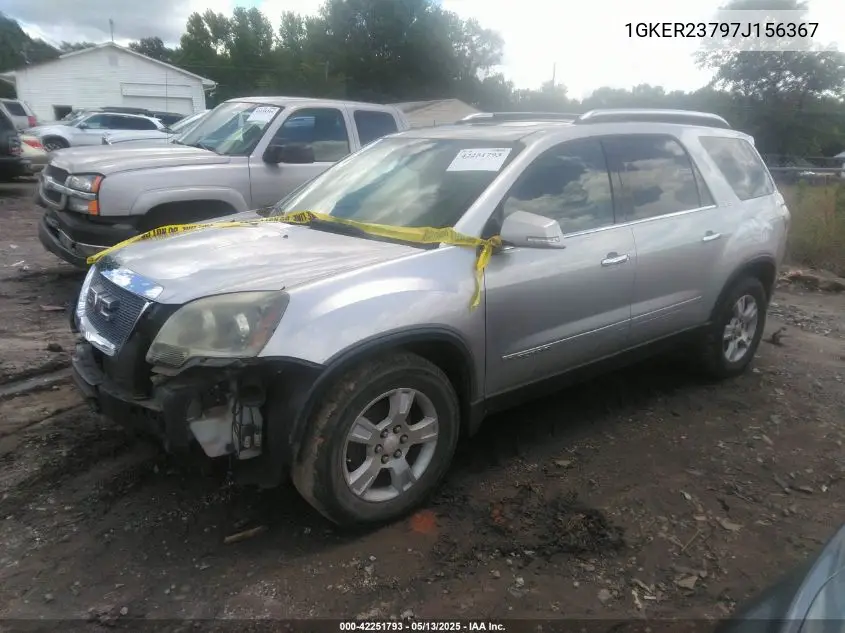 2007 GMC Acadia Slt-1 VIN: 1GKER23797J156367 Lot: 42251793