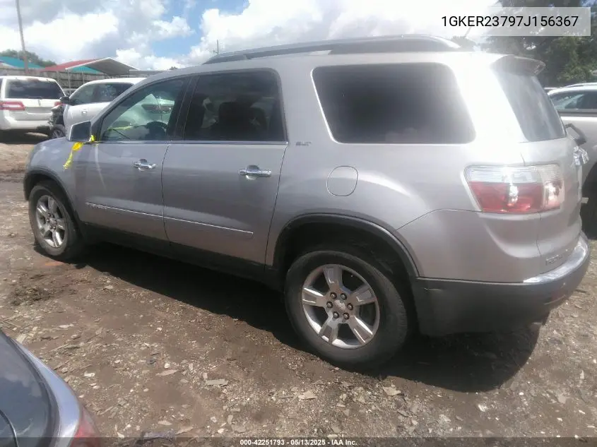 2007 GMC Acadia Slt-1 VIN: 1GKER23797J156367 Lot: 42251793