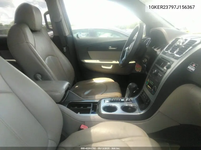 2007 GMC Acadia Slt-1 VIN: 1GKER23797J156367 Lot: 42251793