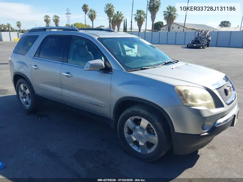2008 GMC Acadia Slt-2 VIN: 1GKER33728J131186 Lot: 42795326