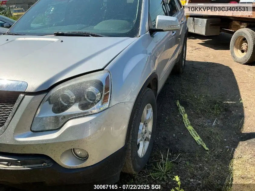 2012 GMC Acadia Sle VIN: 1GKKVPED3CJ405531 Lot: 30067165