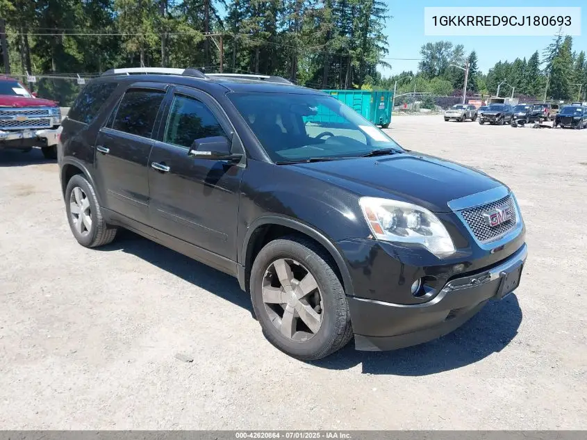 2012 GMC Acadia Slt-1 VIN: 1GKKRRED9CJ180693 Lot: 42620864