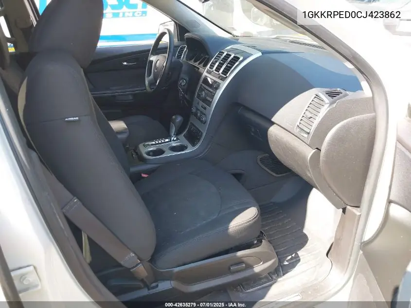 2012 GMC Acadia Sle VIN: 1GKKRPED0CJ423862 Lot: 42635279