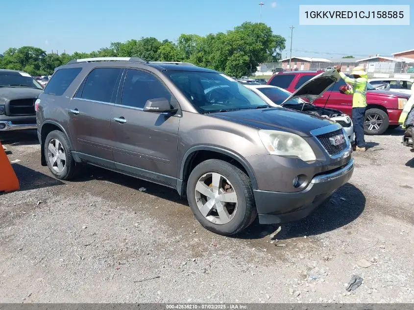 2012 GMC Acadia Slt-1 VIN: 1GKKVRED1CJ158585 Lot: 42636210