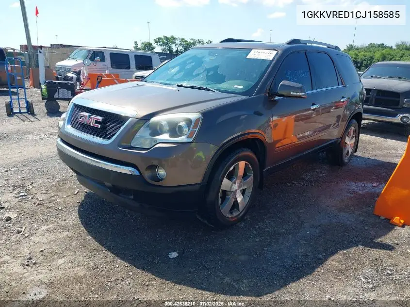 2012 GMC Acadia Slt-1 VIN: 1GKKVRED1CJ158585 Lot: 42636210