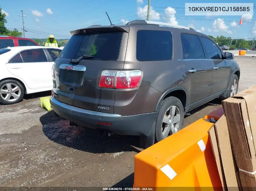 2012 GMC Acadia Slt-1 VIN: 1GKKVRED1CJ158585 Lot: 42636210
