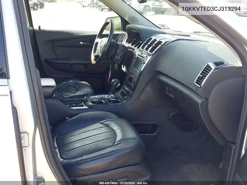 2012 GMC Acadia Denali VIN: 1GKKVTED3CJ313294 Lot: 42810642