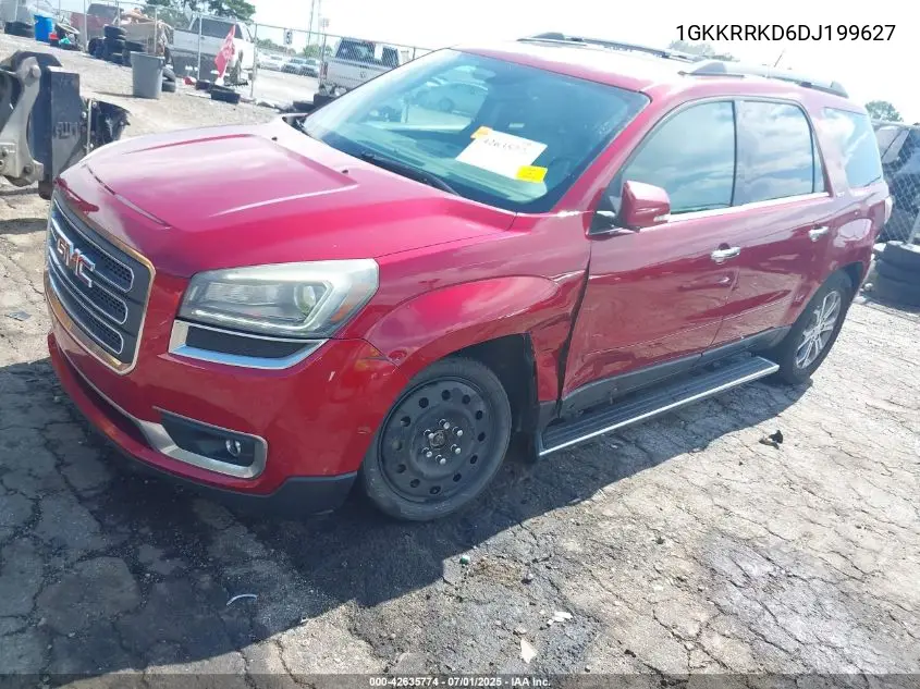 1GKKRRKD6DJ199627 2013 GMC Acadia Slt-1