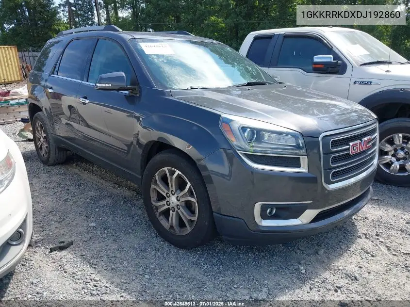 2013 GMC Acadia Slt-1 VIN: 1GKKRRKDXDJ192860 Lot: 42645613