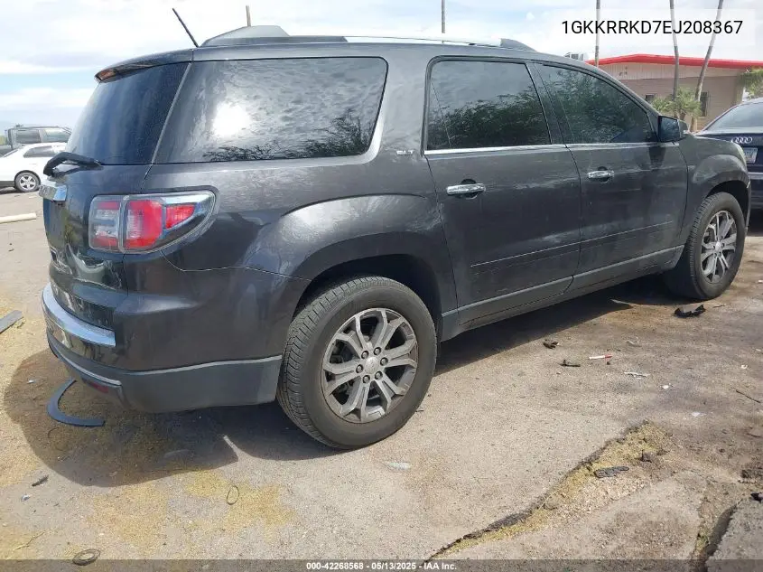 2014 GMC Acadia Slt-1 VIN: 1GKKRRKD7EJ208367 Lot: 42268568