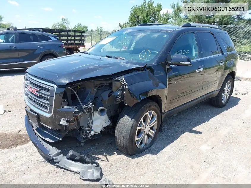 2016 GMC Acadia Slt-1 VIN: 1GKKVRKD6GJ165221 Lot: 42622368