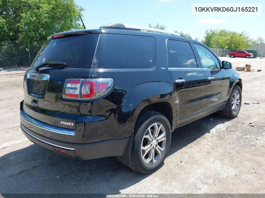 2016 GMC Acadia Slt-1 VIN: 1GKKVRKD6GJ165221 Lot: 42622368