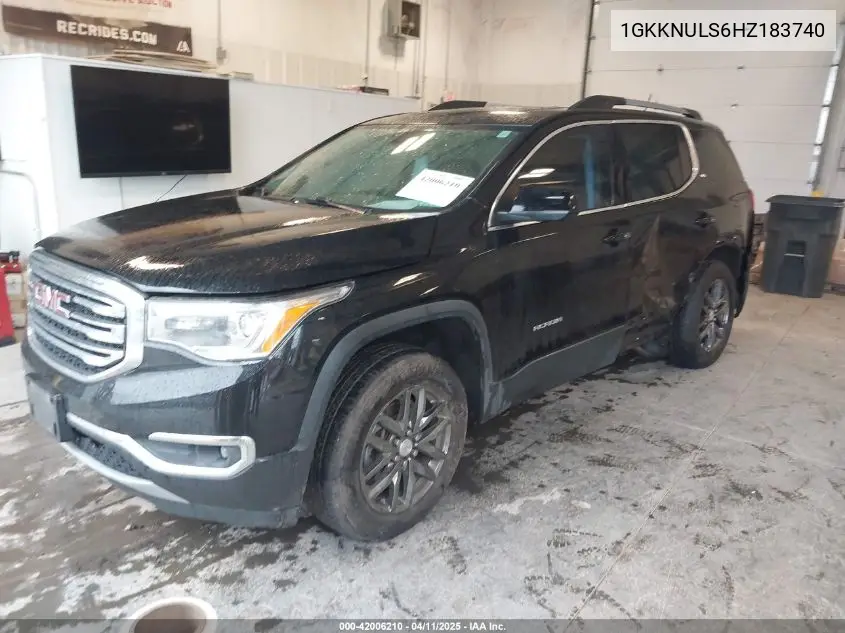 2017 GMC Acadia Slt-1 VIN: 1GKKNULS6HZ183740 Lot: 42006210