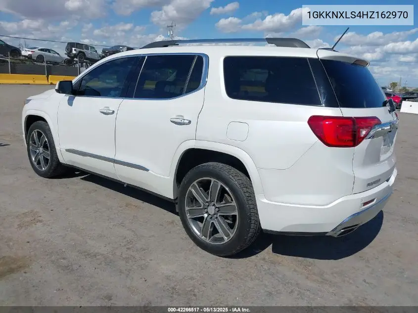 2017 GMC Acadia Denali VIN: 1GKKNXLS4HZ162970 Lot: 42266517
