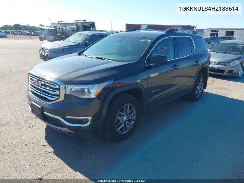 2017 GMC Acadia Slt-1 VIN: 1GKKNULS4HZ188614 Lot: 42607287