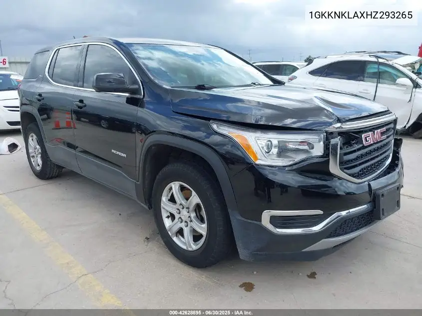 2017 GMC Acadia Sle-1 VIN: 1GKKNKLAXHZ293265 Lot: 42628895