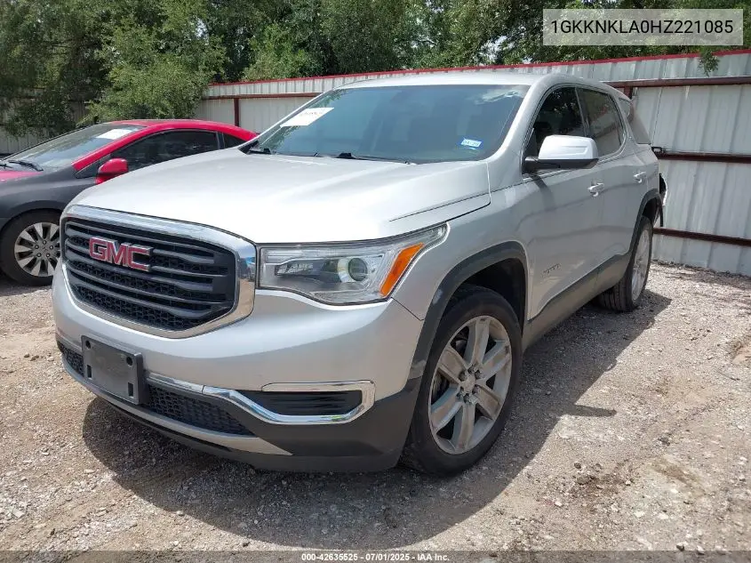 2017 GMC Acadia Sle-1 VIN: 1GKKNKLA0HZ221085 Lot: 42635525