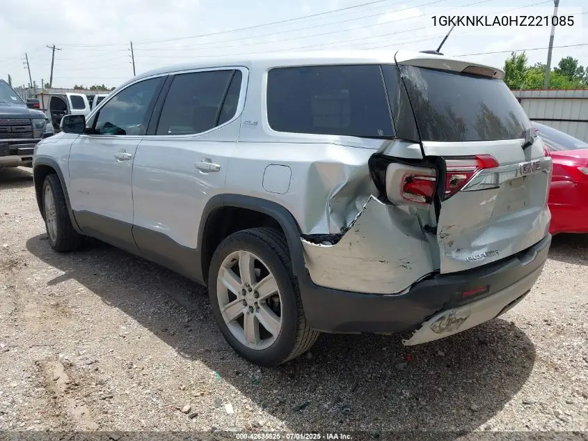 2017 GMC Acadia Sle-1 VIN: 1GKKNKLA0HZ221085 Lot: 42635525
