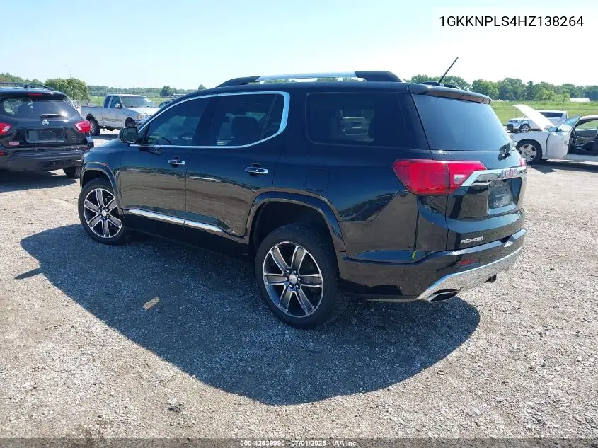 1GKKNPLS4HZ138264 2017 GMC Acadia Denali