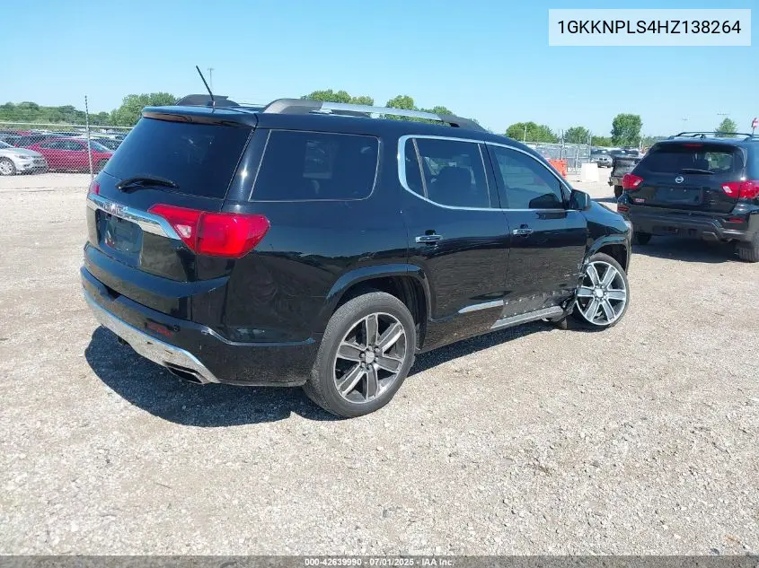 1GKKNPLS4HZ138264 2017 GMC Acadia Denali