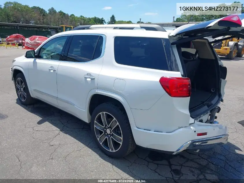 1GKKNXLS4HZ273177 2017 GMC Acadia Denali
