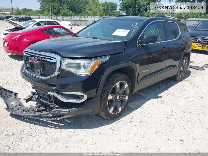 1GKKNWLS5JZ138404 2018 GMC Acadia Slt-2