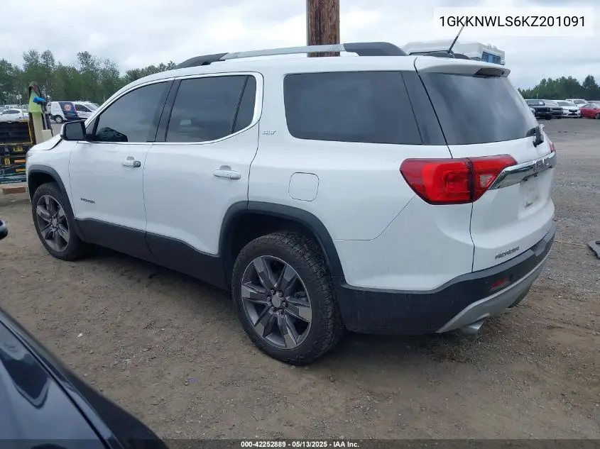 2019 GMC Acadia Slt-2 VIN: 1GKKNWLS6KZ201091 Lot: 42252889