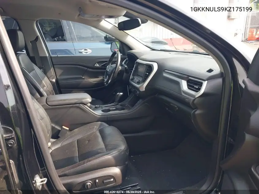 2019 GMC Acadia Slt-1 VIN: 1GKKNULS9KZ175199 Lot: 42618274