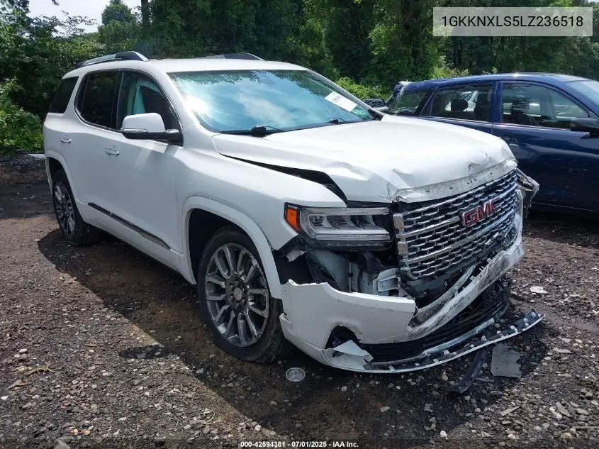 2020 GMC Acadia Awd Denali VIN: 1GKKNXLS5LZ236518 Lot: 42594381