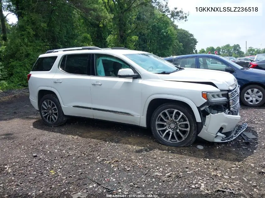 2020 GMC Acadia Awd Denali VIN: 1GKKNXLS5LZ236518 Lot: 42594381