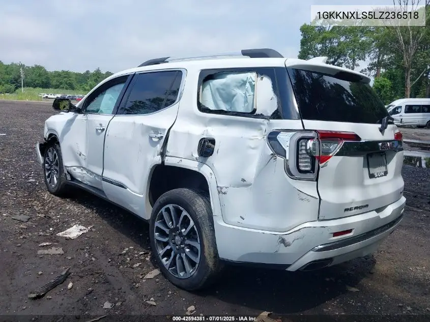 2020 GMC Acadia Awd Denali VIN: 1GKKNXLS5LZ236518 Lot: 42594381