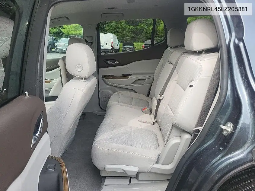 2020 GMC Acadia Sle VIN: 1GKKNRL45LZ205881 Lot: 42634745