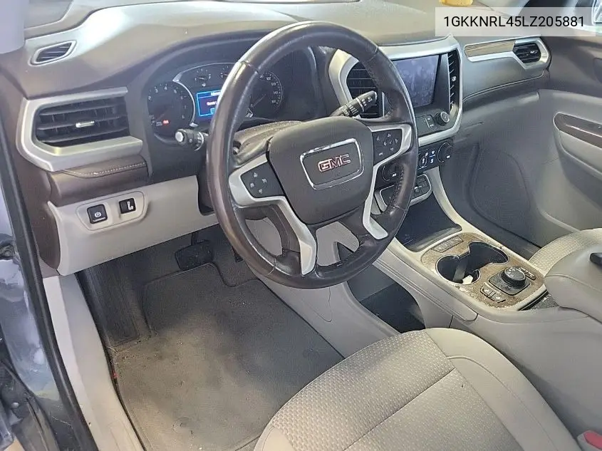 2020 GMC Acadia Sle VIN: 1GKKNRL45LZ205881 Lot: 42634745