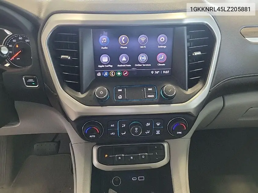 2020 GMC Acadia Sle VIN: 1GKKNRL45LZ205881 Lot: 42634745