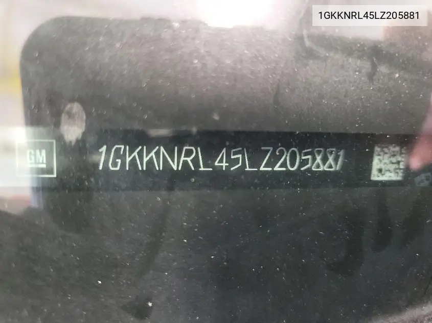 2020 GMC Acadia Sle VIN: 1GKKNRL45LZ205881 Lot: 42634745