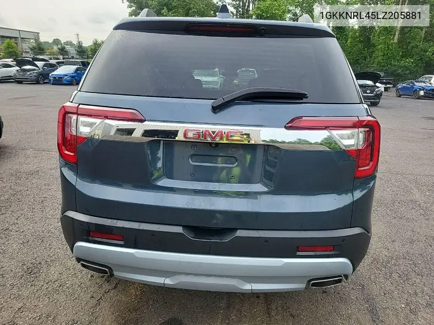 2020 GMC Acadia Sle VIN: 1GKKNRL45LZ205881 Lot: 42634745
