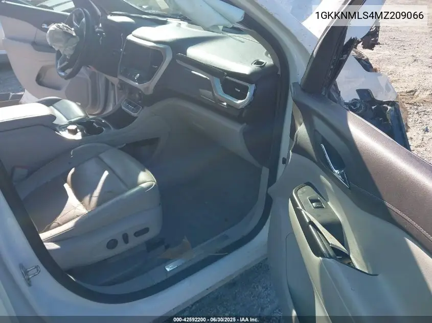 2021 GMC Acadia Fwd Slt VIN: 1GKKNMLS4MZ209066 Lot: 42592200
