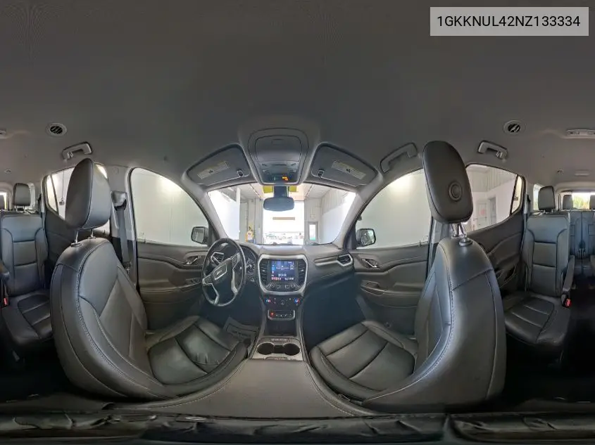 2022 GMC Acadia Slt VIN: 1GKKNUL42NZ133334 Lot: 42270201