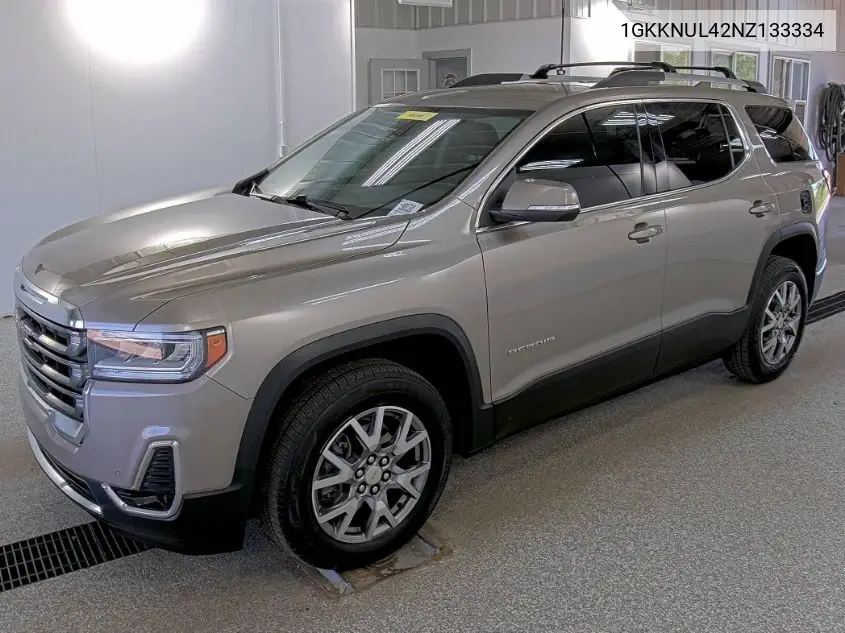 2022 GMC Acadia Slt VIN: 1GKKNUL42NZ133334 Lot: 42270201