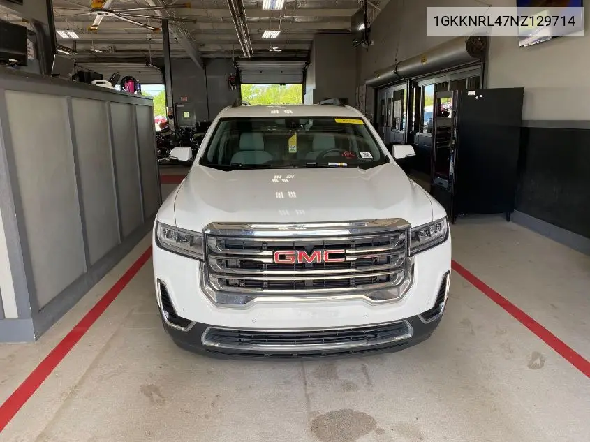 2022 GMC Acadia Sle VIN: 1GKKNRL47NZ129714 Lot: 42830884