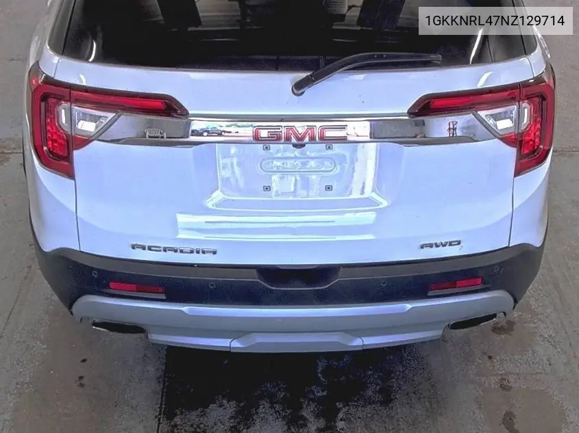 2022 GMC Acadia Sle VIN: 1GKKNRL47NZ129714 Lot: 42830884
