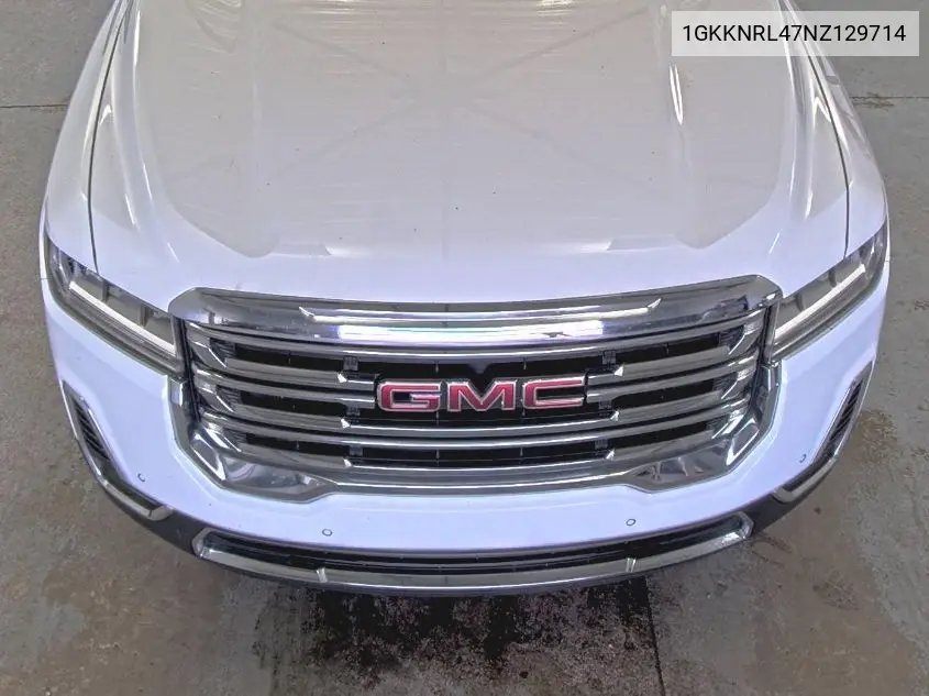 2022 GMC Acadia Sle VIN: 1GKKNRL47NZ129714 Lot: 42830884