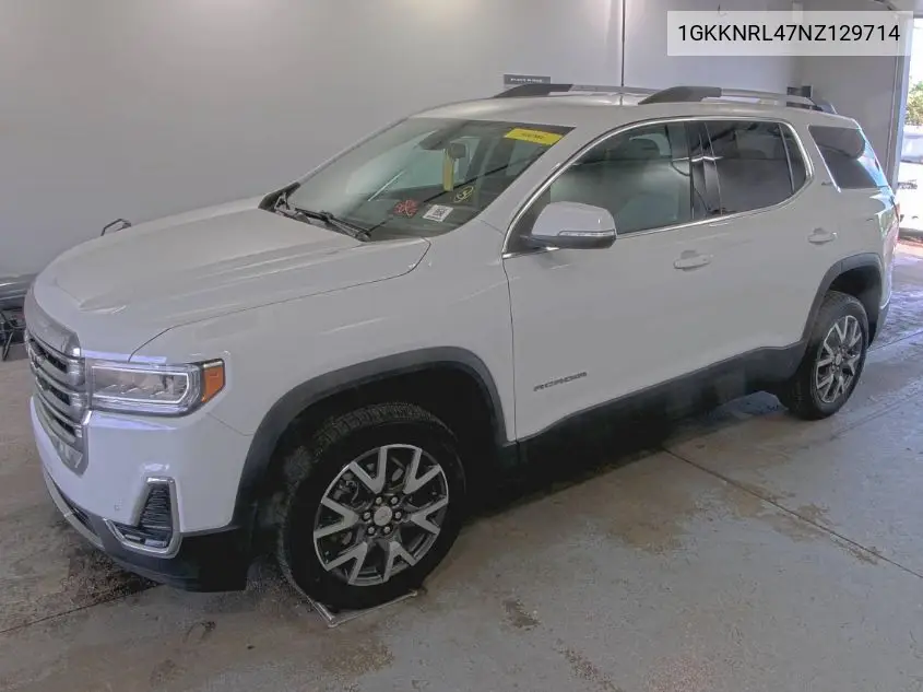 2022 GMC Acadia Sle VIN: 1GKKNRL47NZ129714 Lot: 42830884