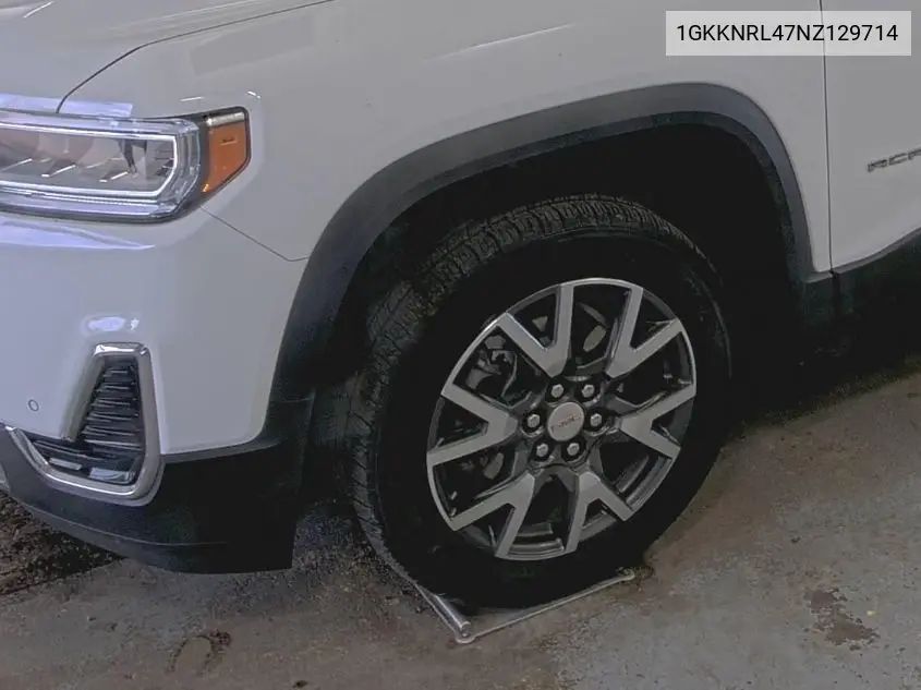 2022 GMC Acadia Sle VIN: 1GKKNRL47NZ129714 Lot: 42830884