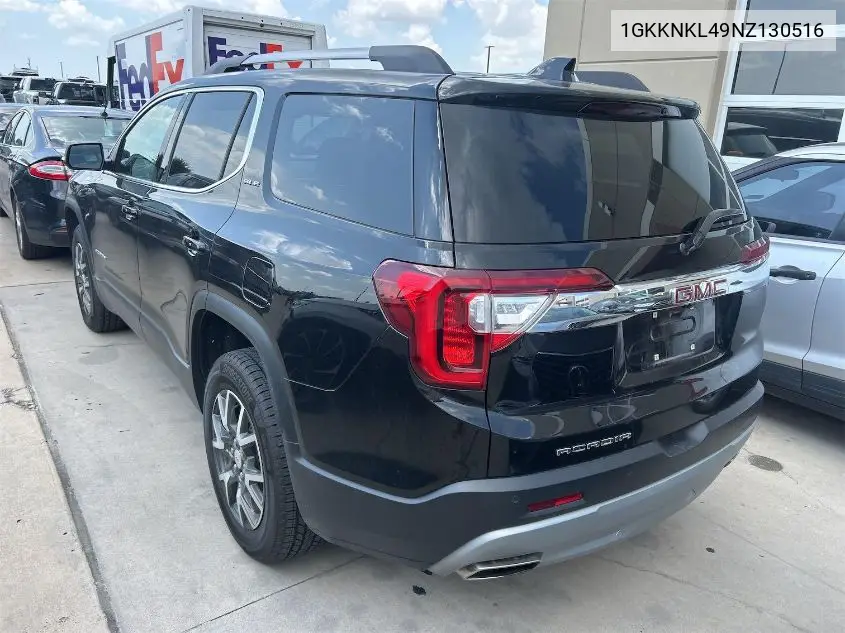 2022 GMC Acadia Fwd Sle VIN: 1GKKNKL49NZ130516 Lot: 42832799