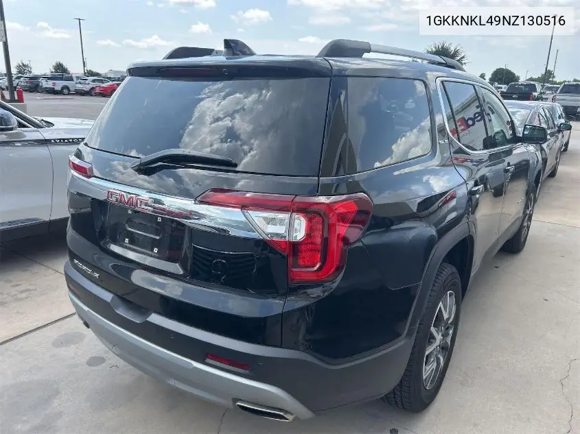 2022 GMC Acadia Fwd Sle VIN: 1GKKNKL49NZ130516 Lot: 42832799