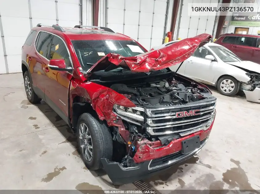 1GKKNUL43PZ136570 2023 GMC Acadia Awd Slt