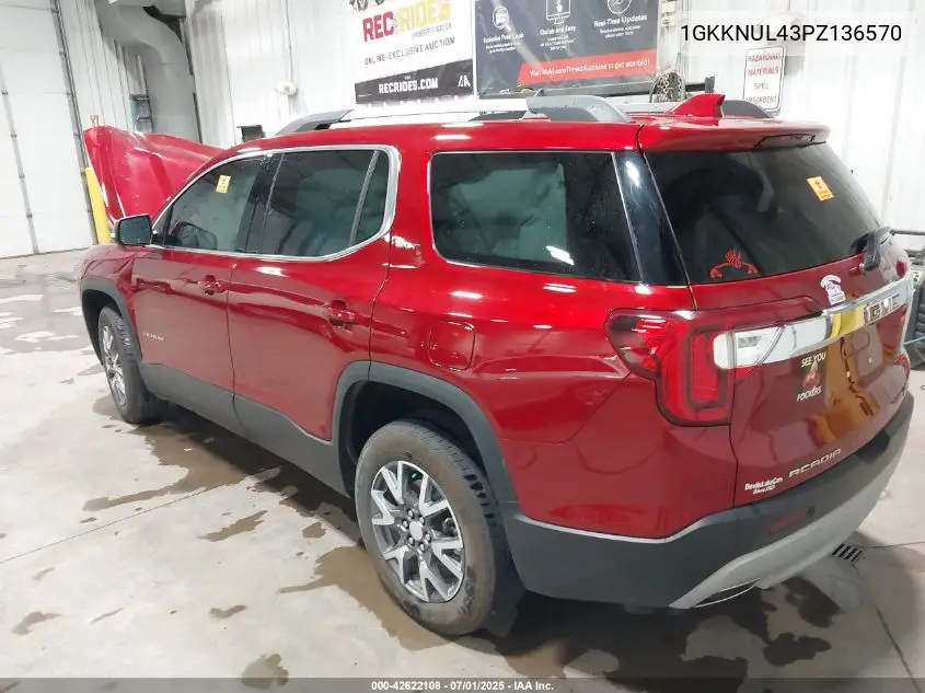 1GKKNUL43PZ136570 2023 GMC Acadia Awd Slt